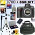 Nikon D700 12.1MP Digital SLR Camera + 8GB Deluxe Accessory Kit