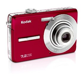 Kodak EasyShare M763 7.2MP Digital Camera with 3x Optical Zoom (Red)